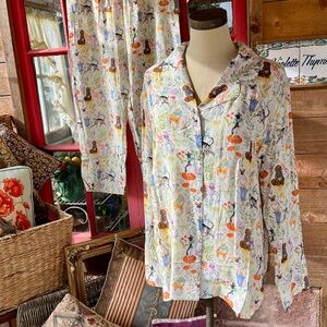 Catherine Rowe Pet Portraits Margarita Long Pajamas